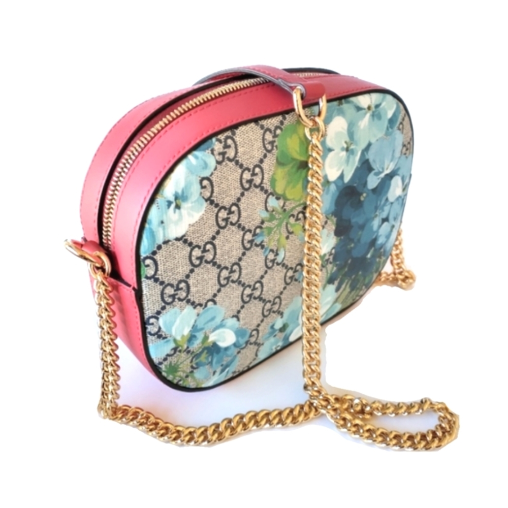 Gucci Supreme Blue Blooms Crossbody Bag NWT